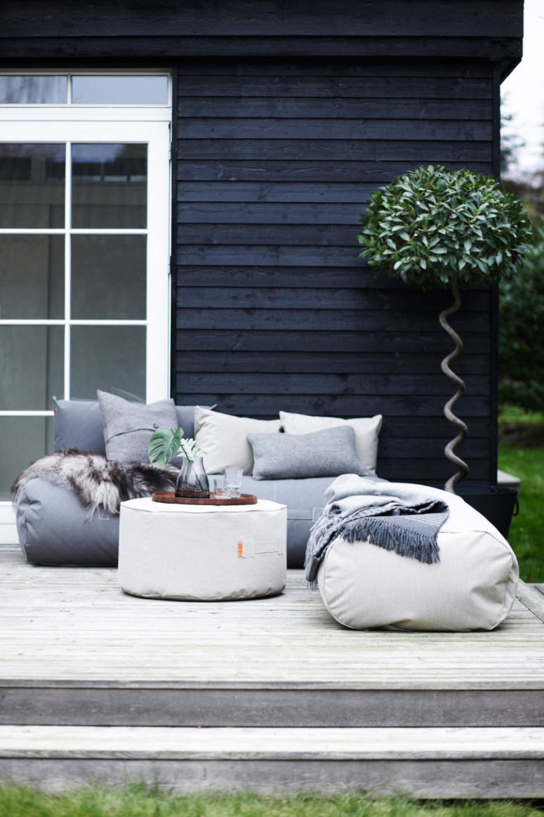 Beanbag furniture collection by TRIMM Copenhagen  (via www.digsdigs.com)