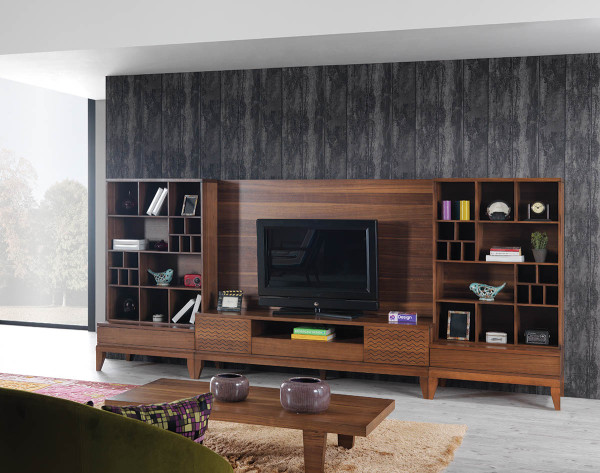 versatile Truva Wall Unit by N Design (via www.furniturefashion.com)