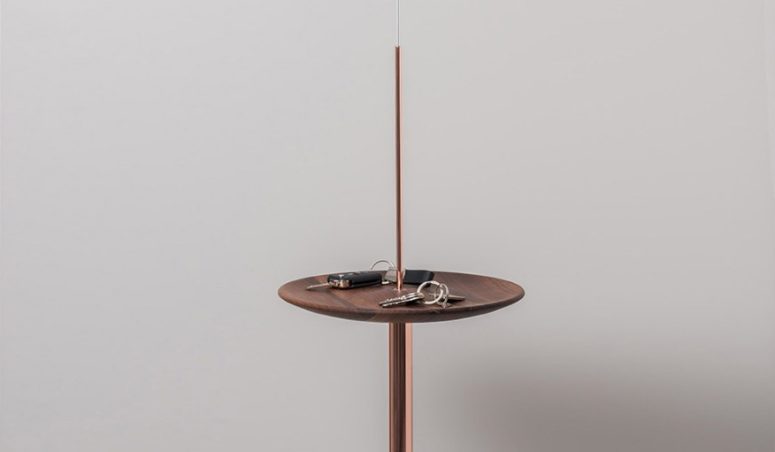 Suspended Circulum Shelf For Saving Space