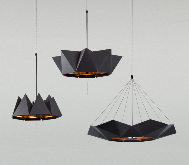 Inmoov Pendant Lamps Inspired By Flowers Opening Digsdigs Inmoov Pendant Lamps Were Inspired By Natural Things Like Flowers Opening Or Jellyfish Moving
