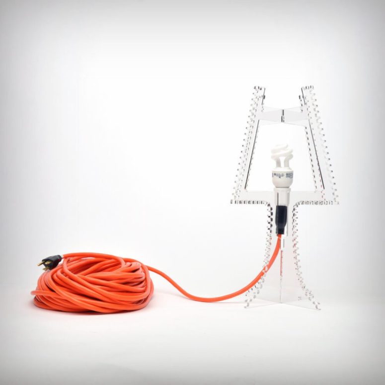 stylish lamp design If you buy this lamp, you'll have to finish it yourself, take the base and cover it with the cord, which is in th ekit