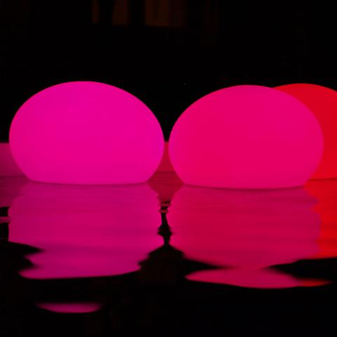 creative lamp design It can be even used in water, and there are 4 different sizes available, so spoil yourself with this unusual lamp and its soft light