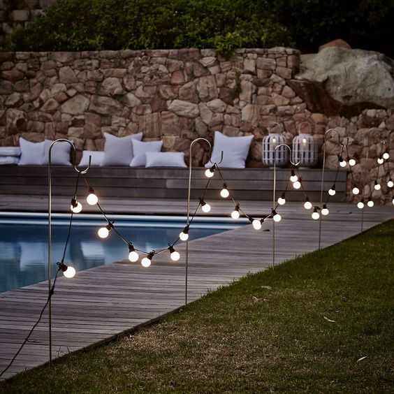 Waterproof festoon lights