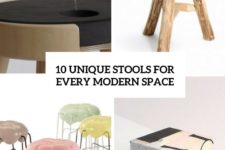 10 unique stools for every modern space cover