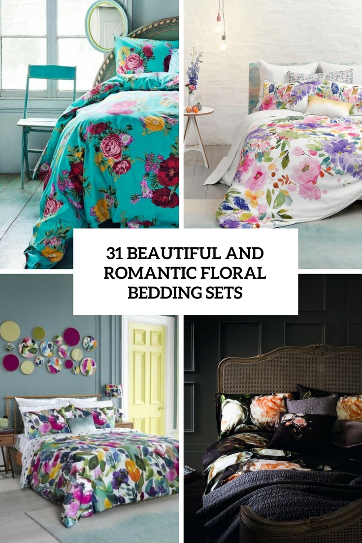 beautiful and romantic florla bedding sets cover