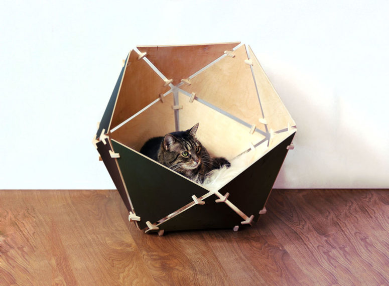 9 Coolest Cat Beds And Homes For Modern Interiors - DigsDigs