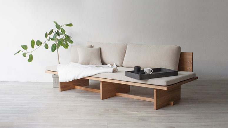Blank daybed by Hyung Suk Cho (via www.digsdigs.com)