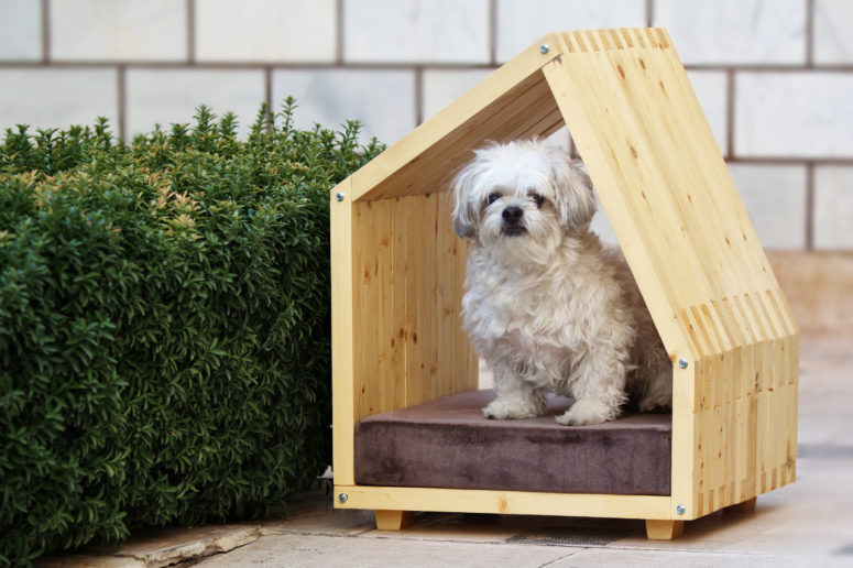 Crafted Dog House by LIDA STUDIO (via dog-milk.com)