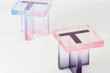 Crystal table series by Saerom Yoon