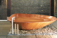 Ocean Shell tub by Bagno Sasso Mobili