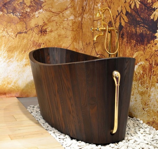 Wooden Bathtubs For Home Spas, Wooden Sinks And Bathtubs