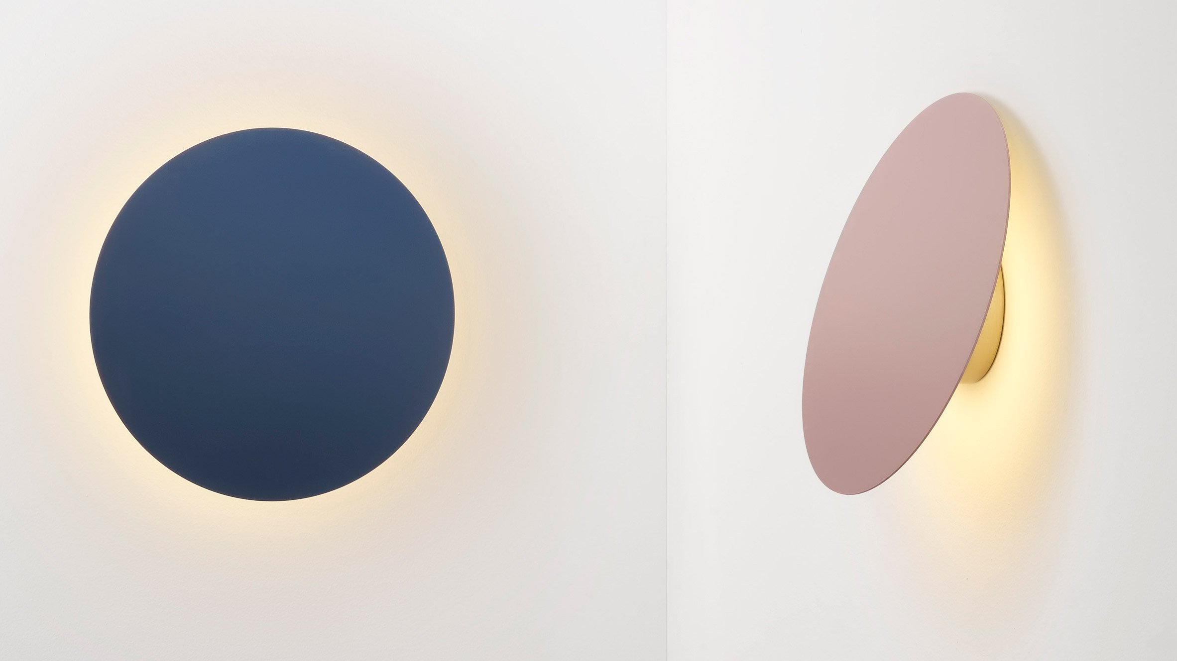Polar Wall Lights in inspired by the phases of the moon and it pivots to imitate them