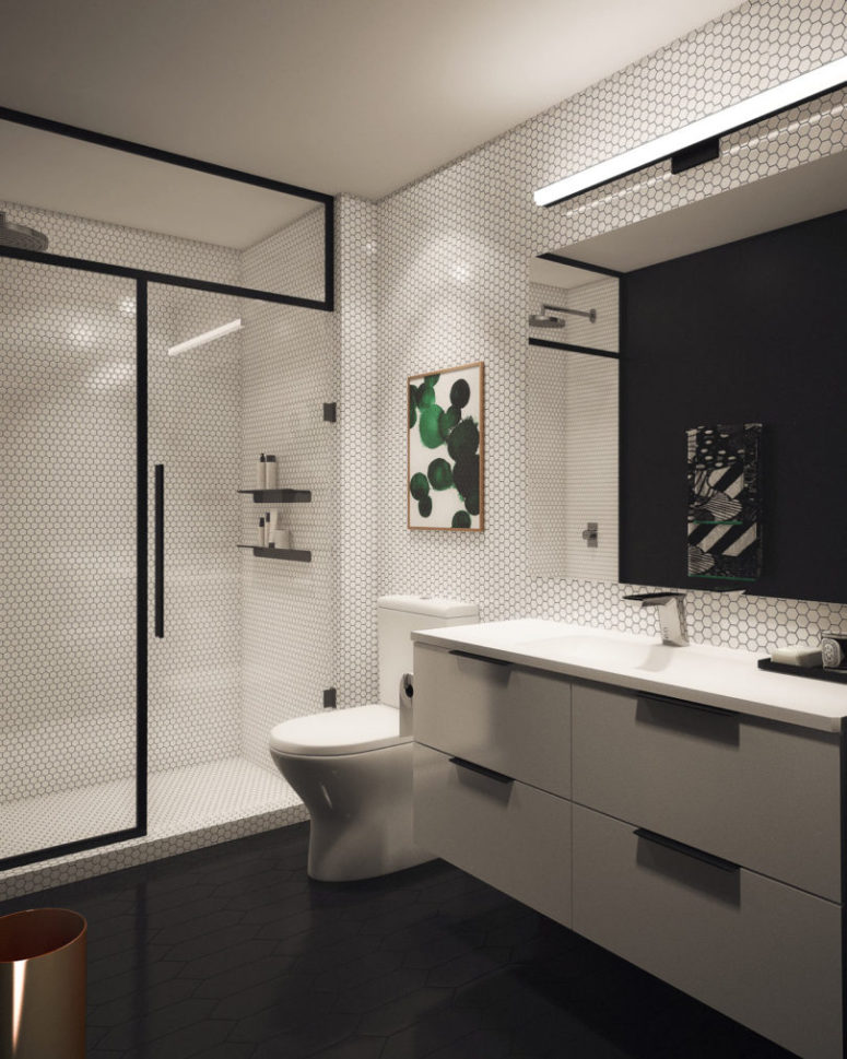 black bathroom decor Archives - DigsDigs