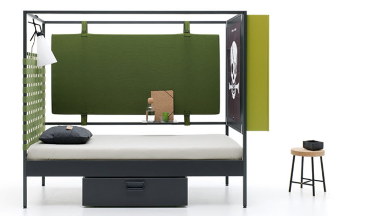 There are desktops, LED lights, shelves and many accessories that are available with this bed