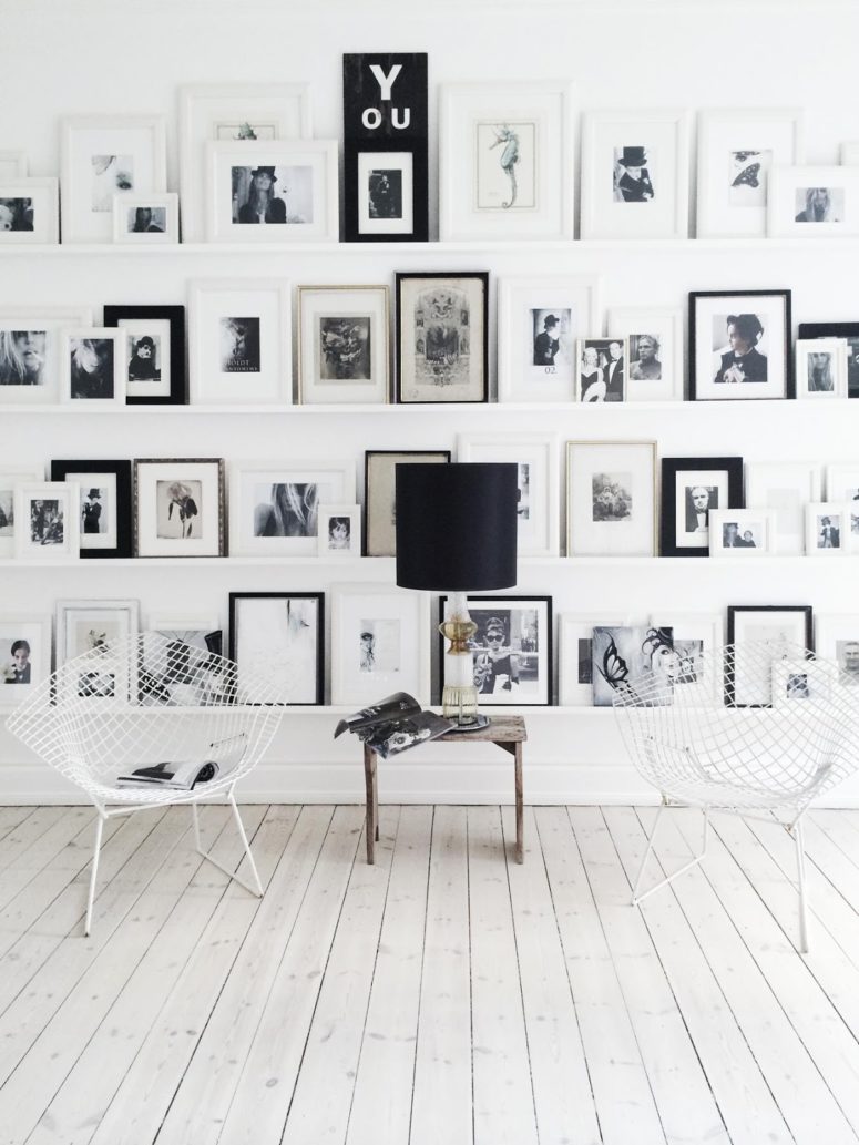 As the owner is a photographer, there are a lot of her works, and a large display on ledges to enjoy and get inspired