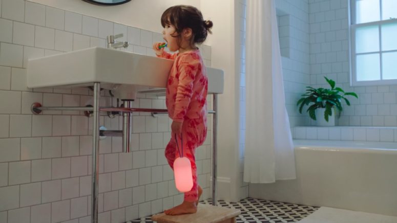 The lamp is portable and comfortable in using, it's an ideal piece for children to carry