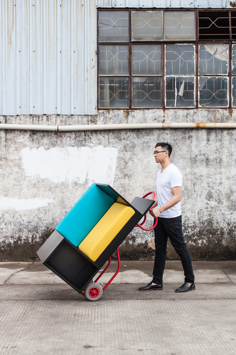 The portable nature of the multi-purpose pieces provides flexibility