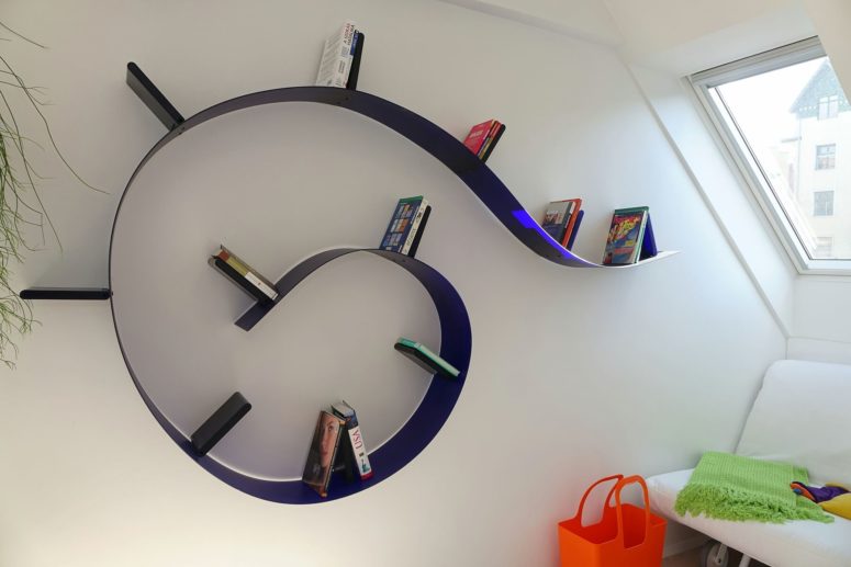 Some furniture pieces are very colorful, eye-catching and very dynamic