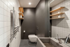 11 The guest bathroom is equally simplistic and stylish, being mainly focused on shades of gray