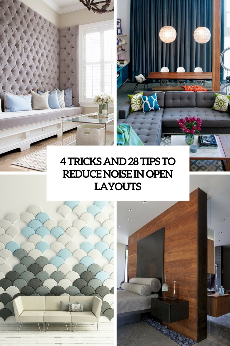 tricks and 28 examples to reduce noise in open layouts cover