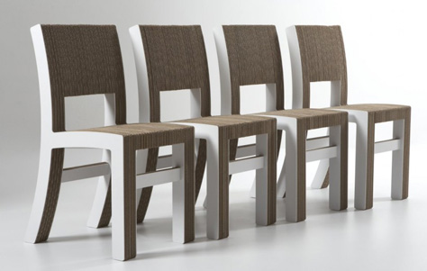Cardboard Furniture Collection by Roberto Giamucci  (via media.designerpages.com)