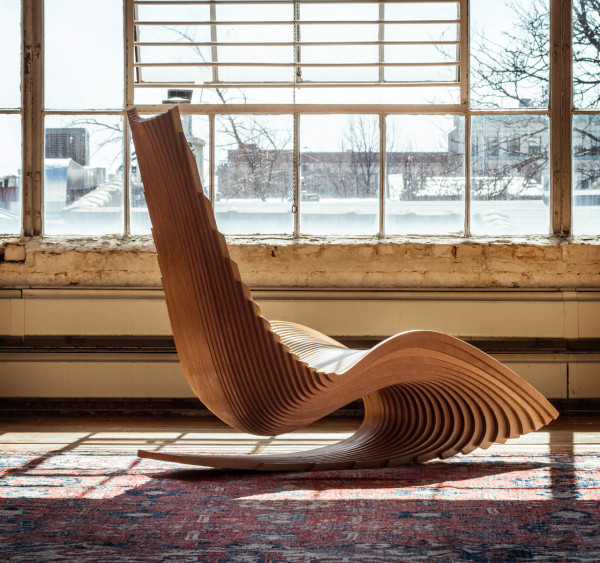 Diwani rocker by Ahmed ElHusseiny (via design-milk.com)