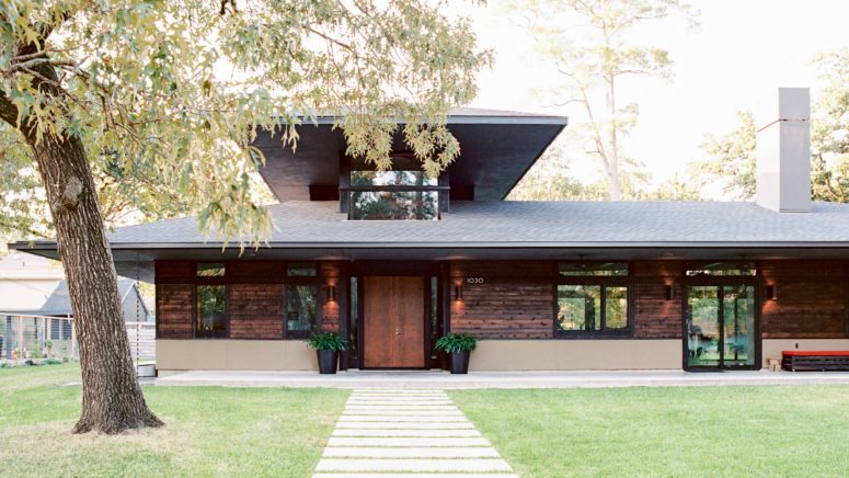 This beautiful home for a young family with a child is inspired by traditional Japanese architecture