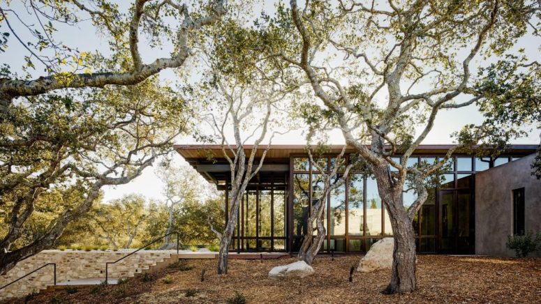 This gorgeous home is located in exclusive Tehama resort owned by actor Clint Eastwood, which includes golf spaces and private estates