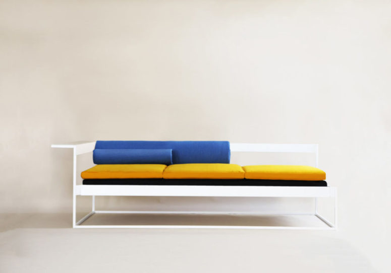Use it to accomodate your guests during the day, and the armrests can be used as side tables