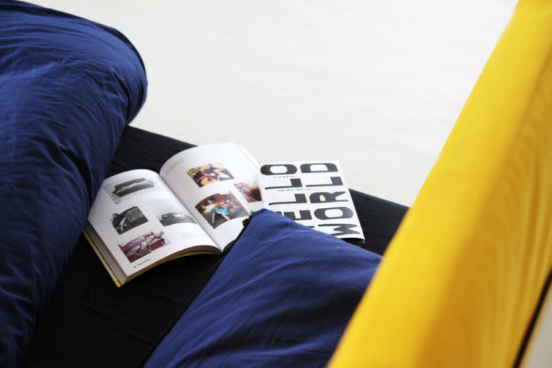 Raise the cushions for the night to get some privacy and comfortable sleep