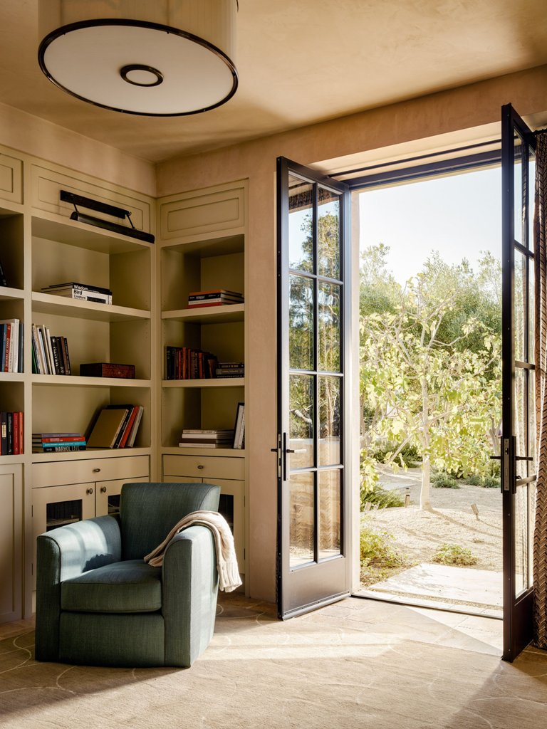 The interiors are spruced up with chic and luxurious details, and it's very tightly connected to outdoors
