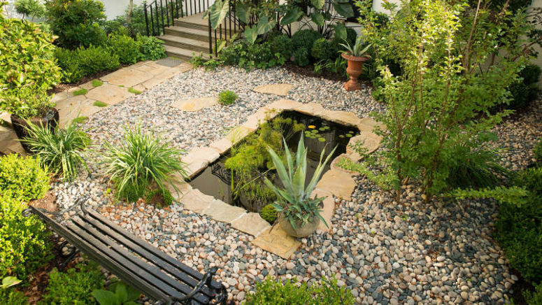 This is another relaxing part of the garden