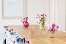 10 spruce up your dining room with floral upholstery chairs – a gorgeous idea for spring or summer