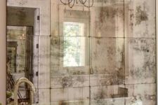 12 an artfully faded mirror is all that is necessary to create a vintage feeling at home