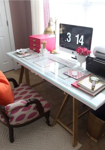 a glass top over a usual one can be installed for storage or to make the tabletop decorated and long-lasting at the same time