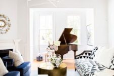 20 whimsy modern space with a black and white triangle sofa to make a statement