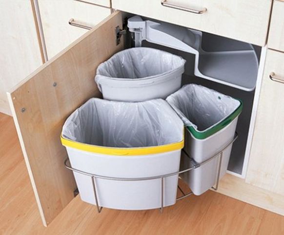 Clever Ideas to Hide Your Kitchen Trash Can