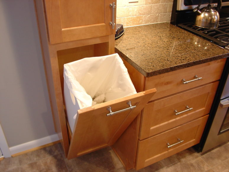 This Is Where To Put A Trash Can In A Small Kitchen, According To Designers