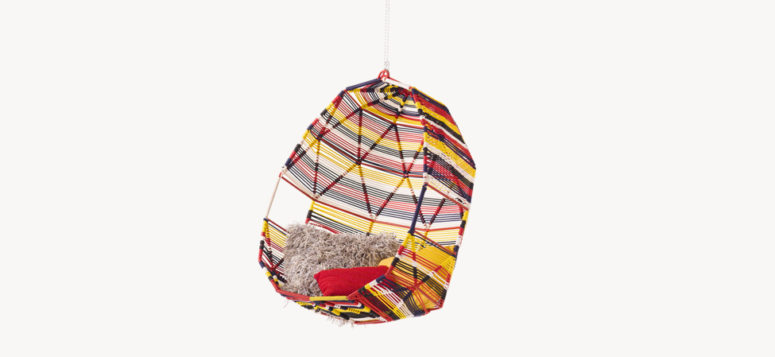 Tropicalia hanging chair by Moroso (via moroso.it)