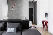 01 This modern apartment was designed for a young family expecting a child, it’s fresh, chic and functional