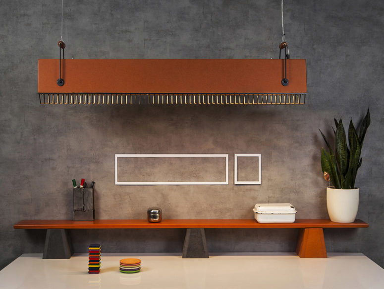 The map is pretty large, with a metal grill cover, industrial handles and in bold and contrasting shades