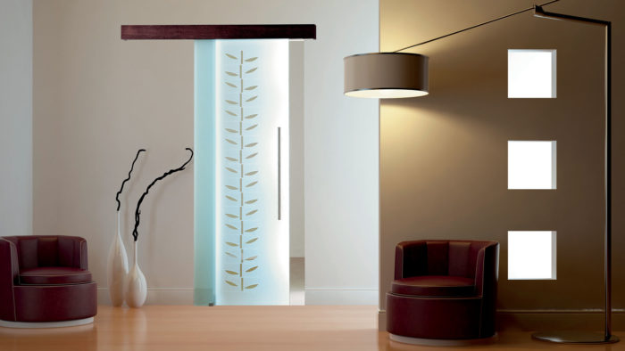 Most modern spaces will look adorable with such sliding doors with various patterns and prints