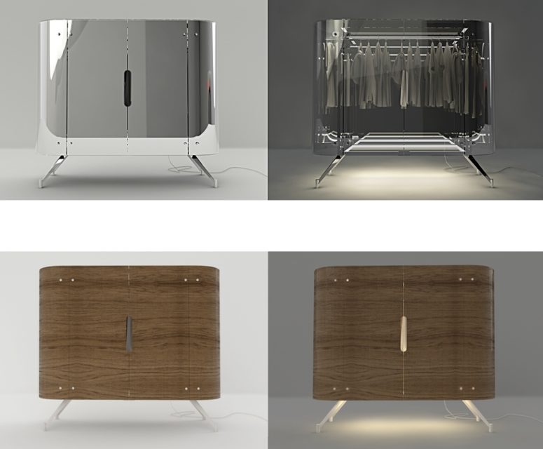 Transparent pieces make your clothes a part of decor, it looks wow