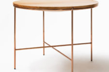 05 A round table will fit any modern space, and chic copper touches are right what you need