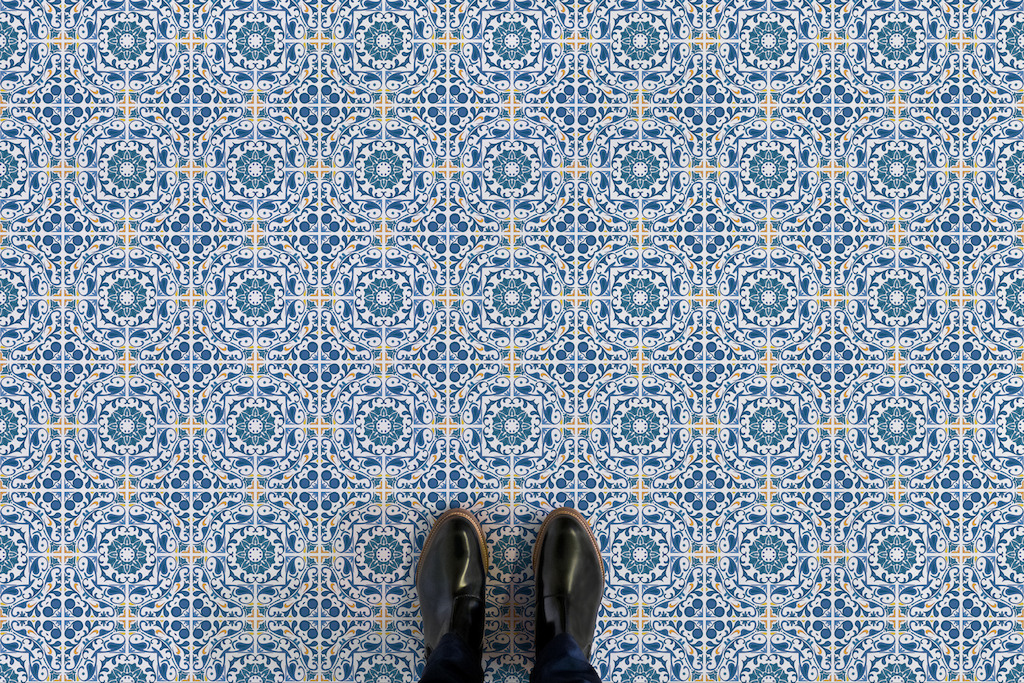 Lisbon has a refined pattern and a touch of beige