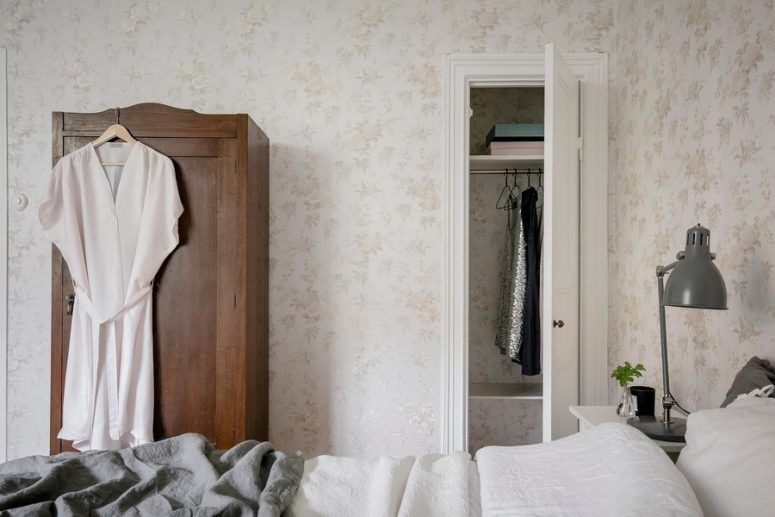 Built-in wardrobes save some space