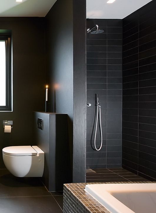 matte tiles bathroom grey bathrooms tile shower floor stand kitchens masculine digsdigs interesting scale space