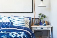 23 shibori bedding for a seaside bedroom