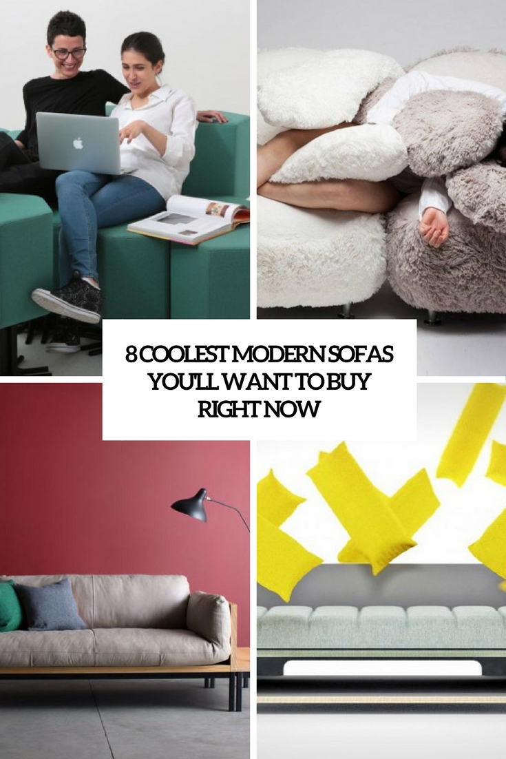 8 Coolest Modern Sofas You’ll Want To Buy Right Now