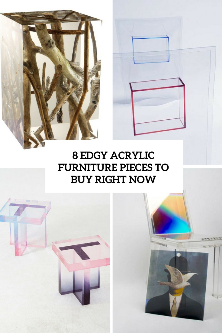 8 Edgy Acrylic Furniture Pieces To Buy Right Now